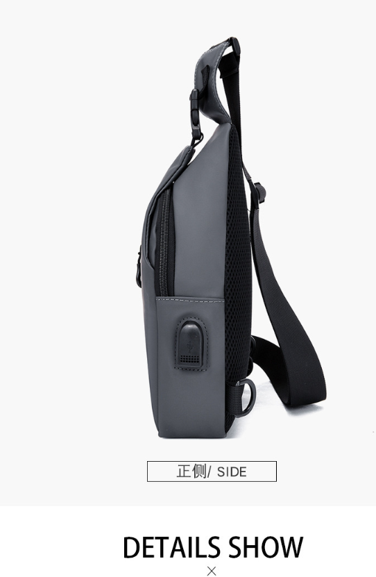 Men's Chest Bag Casual Backpack Sports Function Oblique Shoulder Fashion Tactical Single Crossbody
