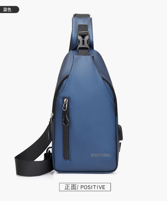 Men's Chest Bag Casual Backpack Sports Function Oblique Shoulder Fashion Tactical Single Crossbody