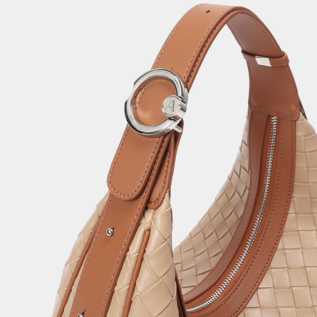 Design Niche Genuine Leather Bag Women's Woven
