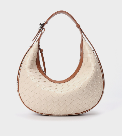 Design Niche Genuine Leather Bag Women's Woven