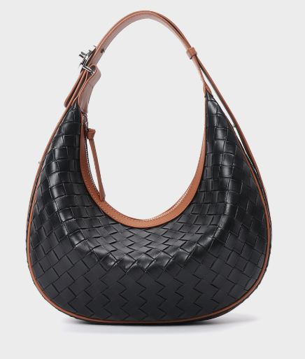 Design Niche Genuine Leather Bag Women's Woven